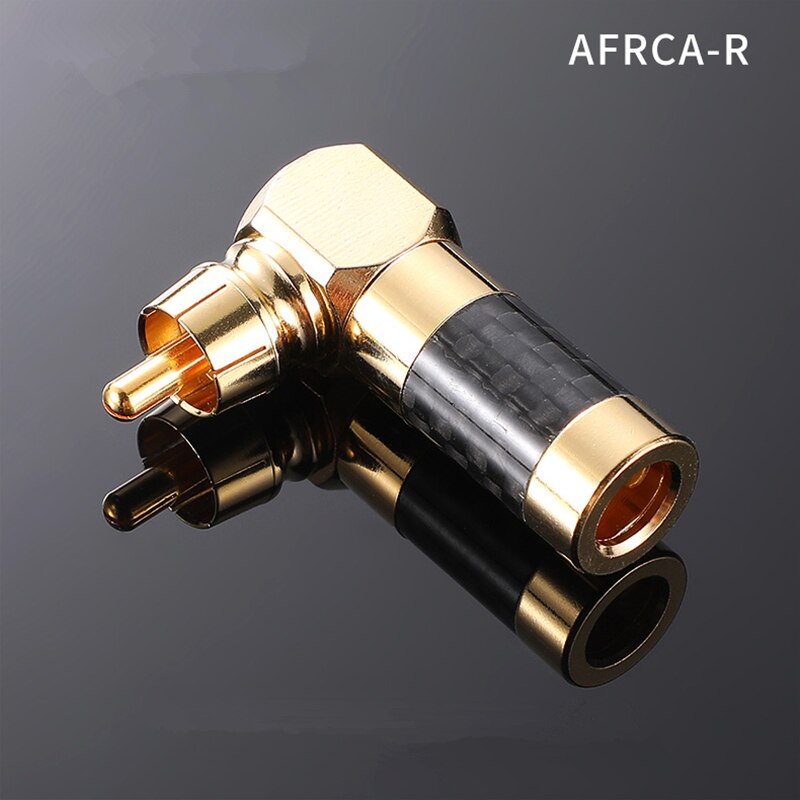 AVSSZ – prise RCA plaquée or, sans soudure, verrouillable, mâle, amplificateur de haut-parleur, câble audio et vidéo, Budweiser, 1 pièce