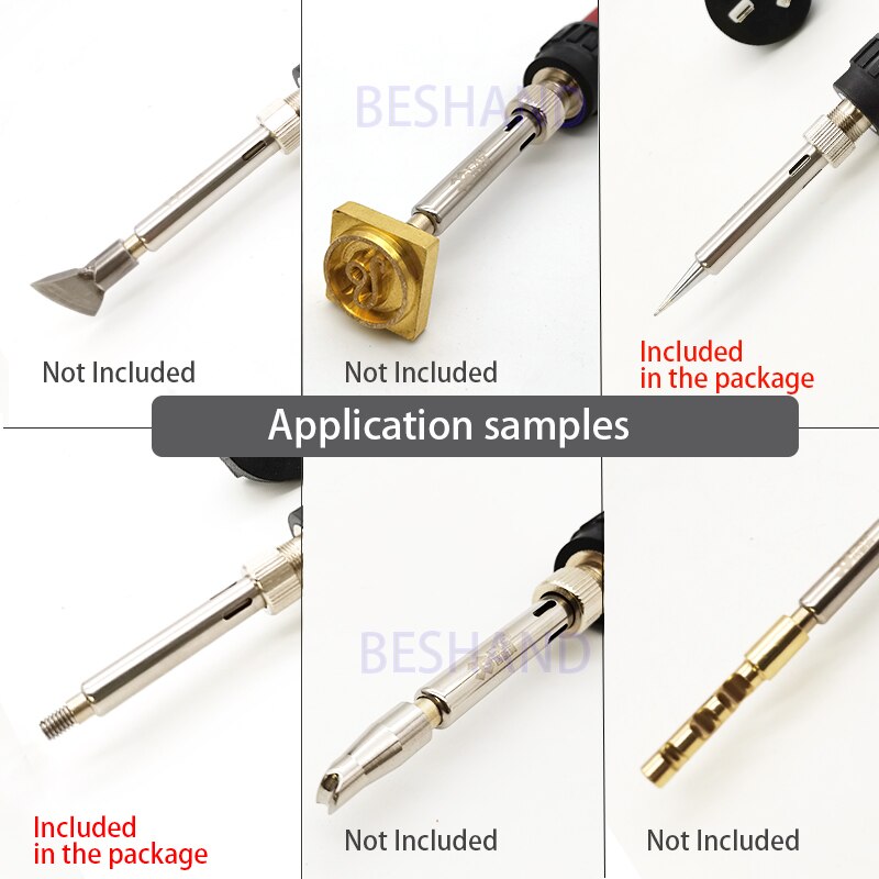 Soldeerbout Kleine Houvast Foliedruk Machine Digitale Display 80-500 Graden Lederen Ambachtelijke Ijzer Voor Embossing Branding