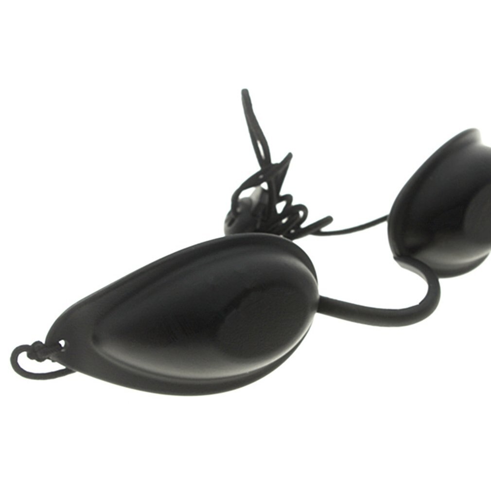 1pcs Soft Sunbathing Eyewear Tanning Goggles Beach Adjustable UV Skin Tanning Eye Protection UV Shield Glasses Black