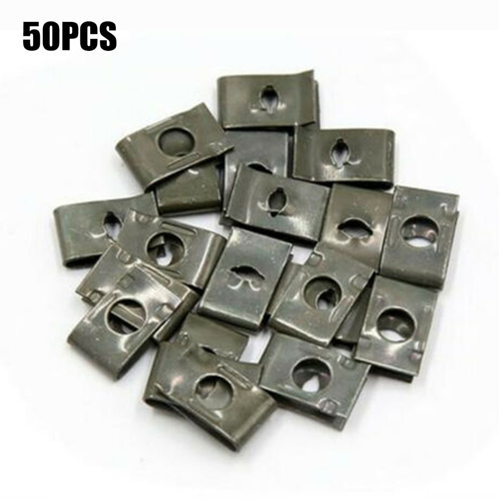 Replacement Clip Universal Metal Fastener U-Nuts Self Tapping Spring Plate
