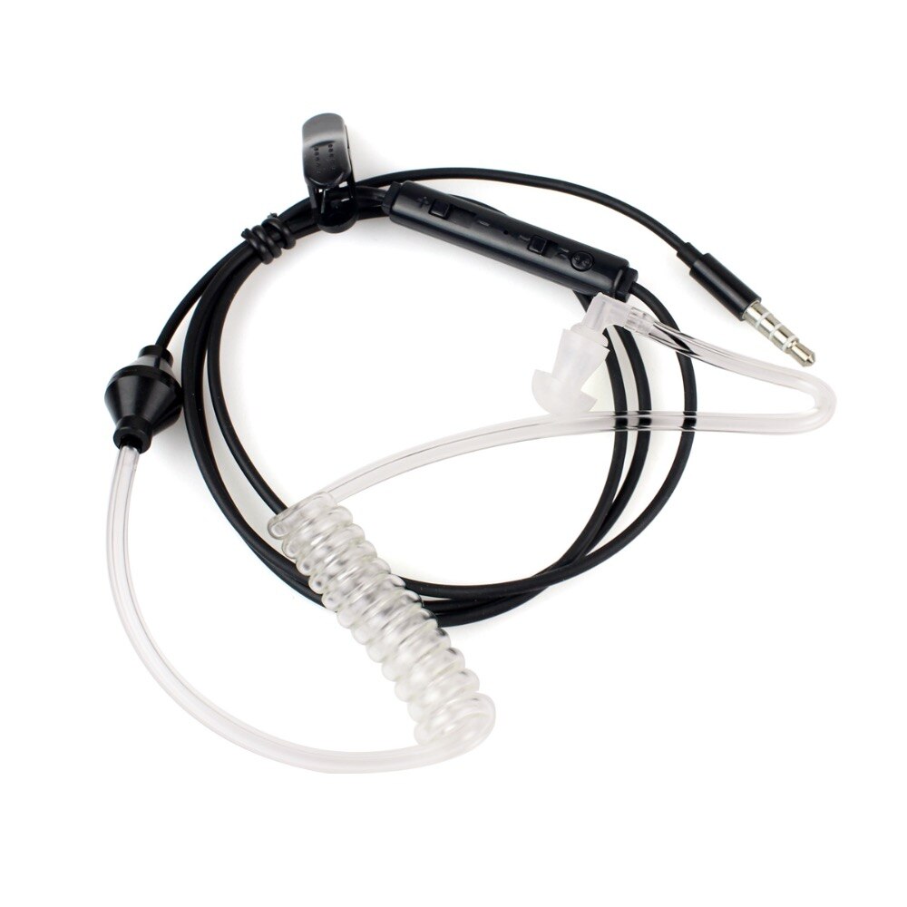 3,5mm Multifunktionale Anti-Radiation Luftkanal Hörer Headset für Alle 3,5mm Handys Anrufe Empfangen