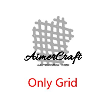 Small Grid Chicken Metal Cutting Dies Scrapbooking Stencil For DIY Paper Card Decorative Embossing Die Cut Craft Dies: Only Grid