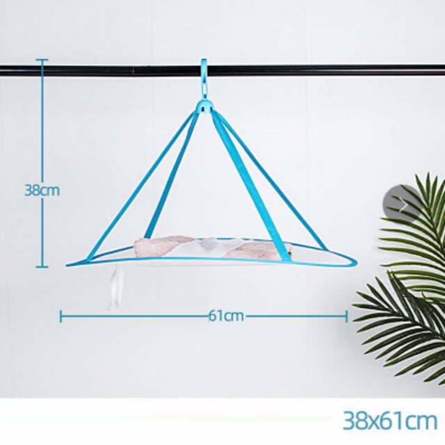 Typ haka kosz robić suszenia gospodarstwa domowego dwuwarstwowe skarpety suszenie netto ubrania płaskie netto kieszeń wieszak na ubrania składany 1 sztuka: A