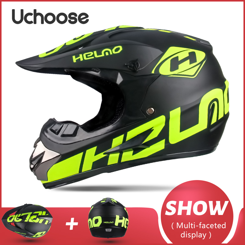 UCHOOSE Motorhelm Shark Motocross Off-Road Helm Kinderen Moto Bike Accessoires ATV Capacete De Moto Ike Downhill AM DH