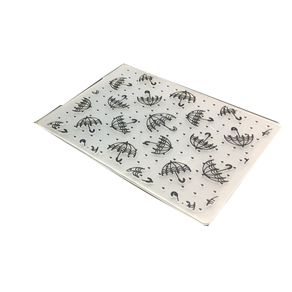 Diy Paraplu Embossing Mappen Collectie Van Wit Mappen Voor Scrapbook Map Voor Scrapbook Diy Album Card Plastic Template