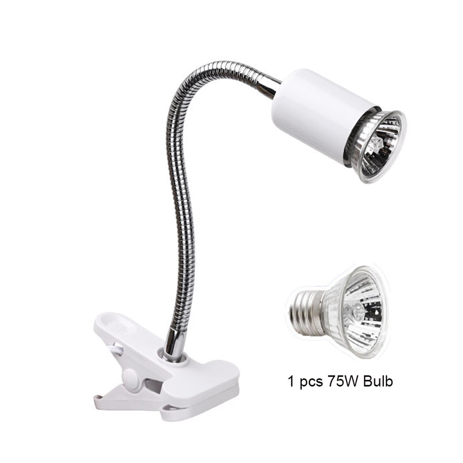 Reptiel Schildpad Warmtelamp Koesteren Lamp Heater Verstelbare Met Clip Aquarium Lamp Inbegrepen Voor Reptielen Hagedis Schildpad Leguanen