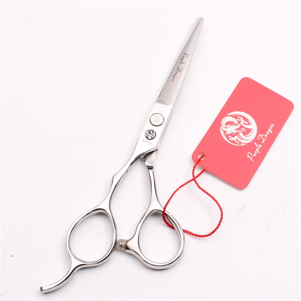 Left Hand 5.5" Purple Dragon Barber Shop Silver Cutting Scissors Thinning Shears Hair Scissors Styling Tool Z8000