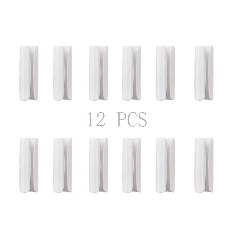 12 Stuks Laken Clips Plastic Antislip Klem Quilt Bed Cover Grijpers Fasteners Matras Houder Voor Lakens Thuis: White 12PCS