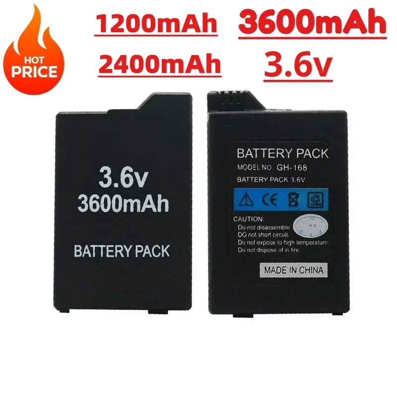 Batteria di backup 3600mAh per SONY PSP 2000 Console di gioco portatile Batterie di backup per SONY PS Lite PSP-2000 PSP-3000 PSP-3004 Nuovo