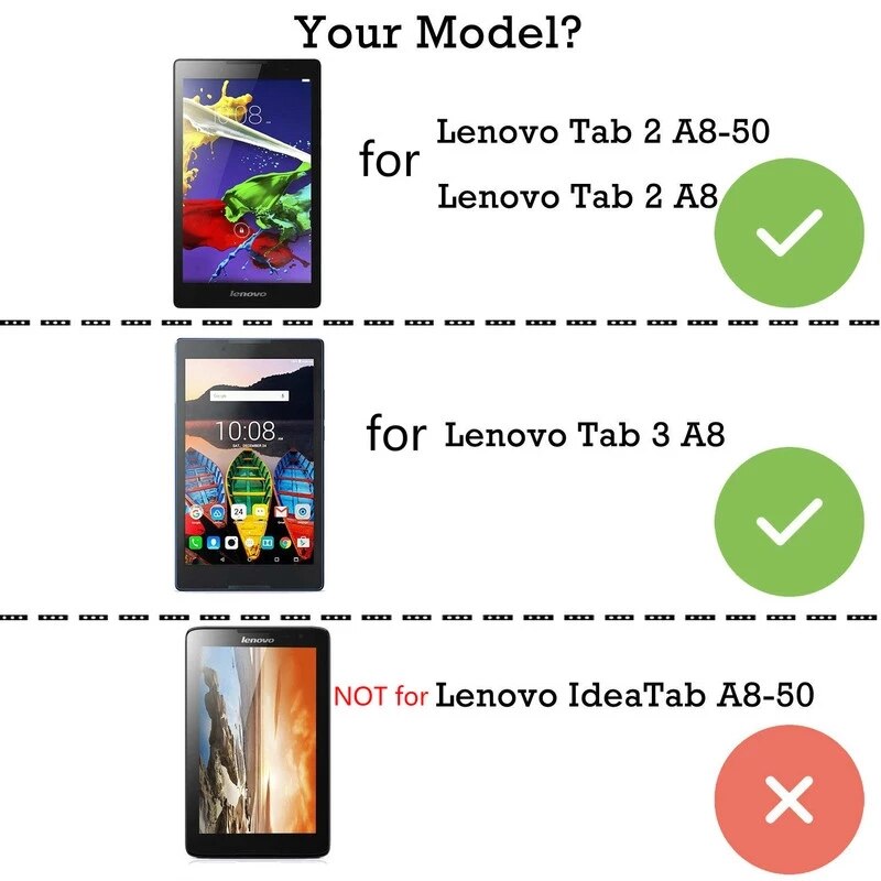 9H Tempered Glass For Lenovo Tab 3 850 850M 850F 850L Tablet Screen Protector For Lenovo Tab 2 A8-50 A8-50F A8-50LC Glass Film