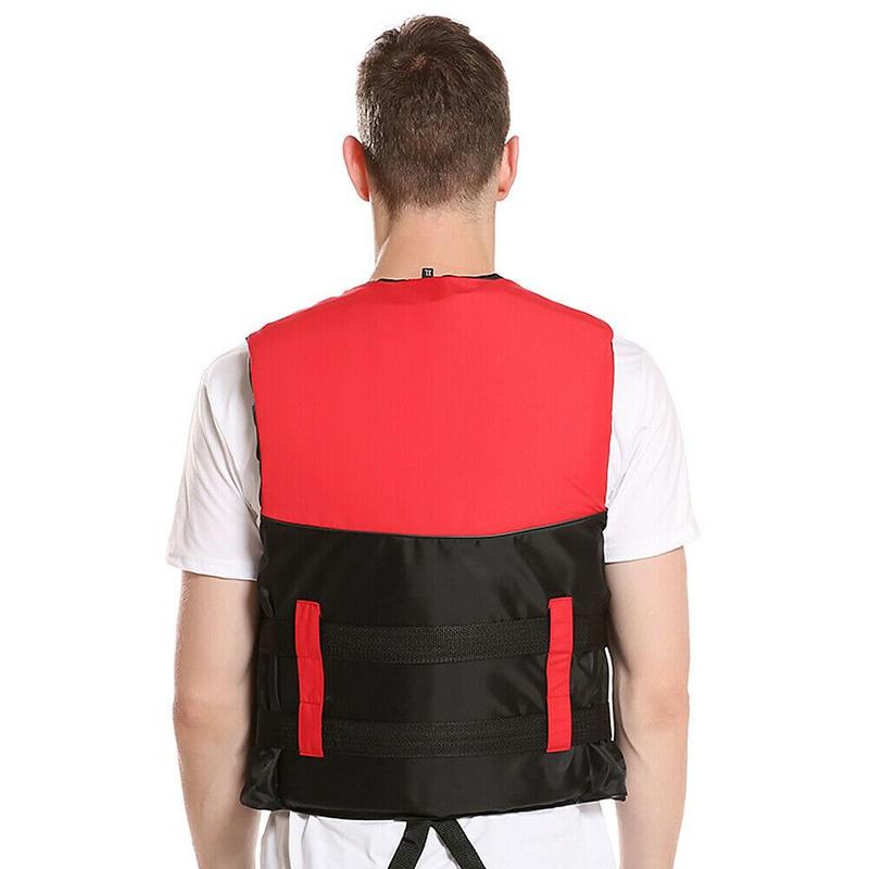 Adults Life-jacket Aid Vest Kayak Ski Buoyancy Fishing Surfing Watersport Swimming Universal Boat Boating Windsurfing X7T6