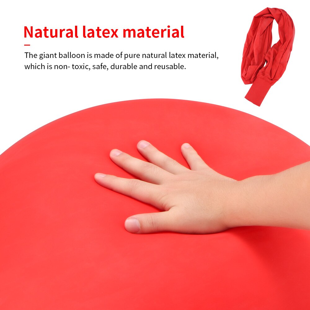 Red Round Large Latex Balloons 72 Inches Wedding Birthday Party ...