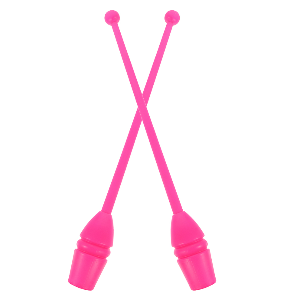 2 Pcs Plastic Gymnastics Stick Adult Fitness Equipment Artistic Rhythmic Dance Tool Calisthenics Bar Resin Twirling Wand