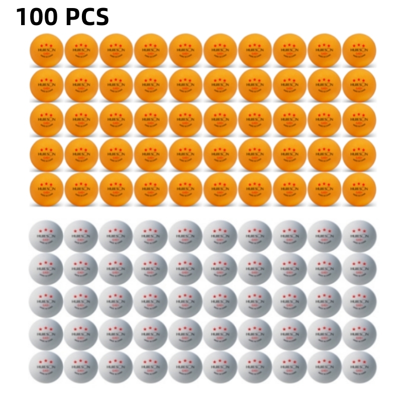 Huieson G40+ Ping-pong Balls 3 Star Polymer Material Table Tennis Balls TTF Standard Table Tennis For Competition: Red