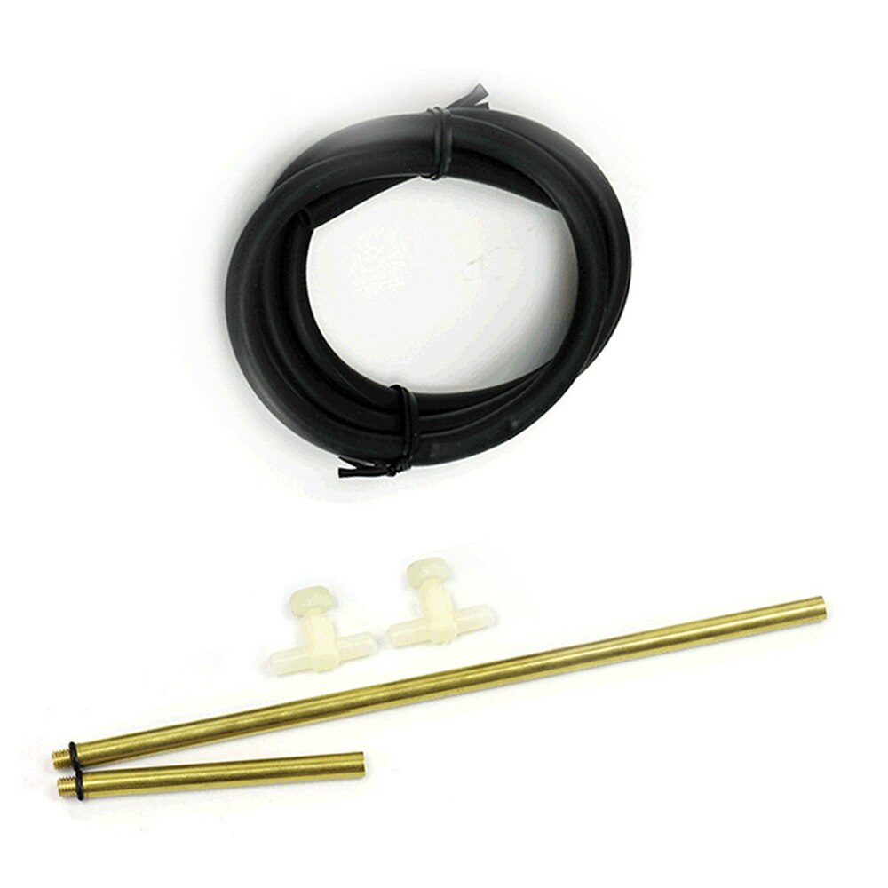 Motorcycle Carb Carburettor Vacuum Balancer Gauge With Hose Kit 2 Cylinder Fuel Vacuum Gauge Balancer