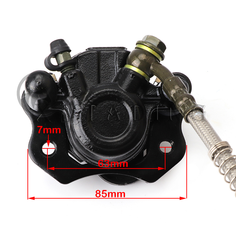 Hydraulische scheibenbremsanlage mit bremssattel, hauptbremszylinder und bremsscheibe für atv, go-kart, buggy und quad ( 50cc-250cc stück)