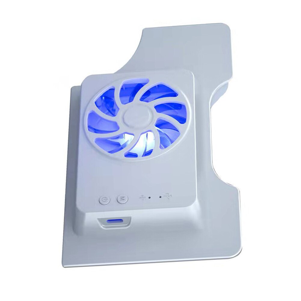 Portable External Silent Cooling Fans Fit for Nintendo Switch OLED Docking Station Game Console Stand Radiator Cooler Base White