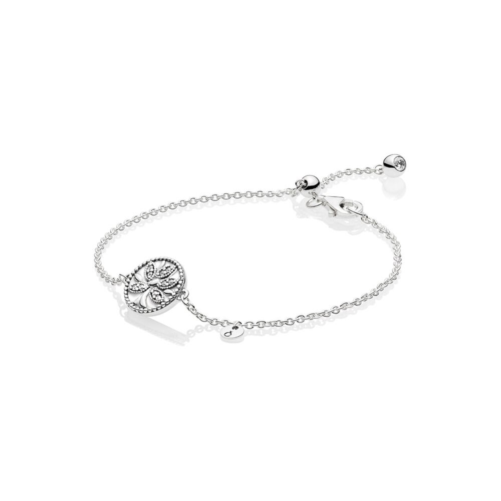 KAKANY-Conjunto de árbol de la vida europeo de plata de ley auténtica, Colección Retro brillante, joyería Original DIY Glamour