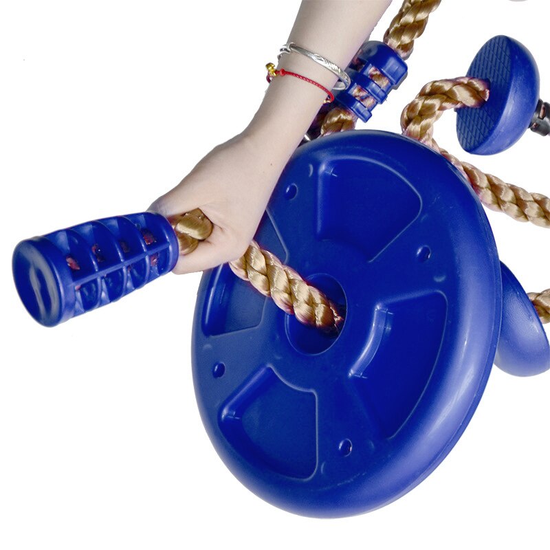 Klimmen Touw Swing Met Voet Houder Platform En Disc Schommel Set Voor Kids Outdoor Boom Achtertuin Speeltuin Swing