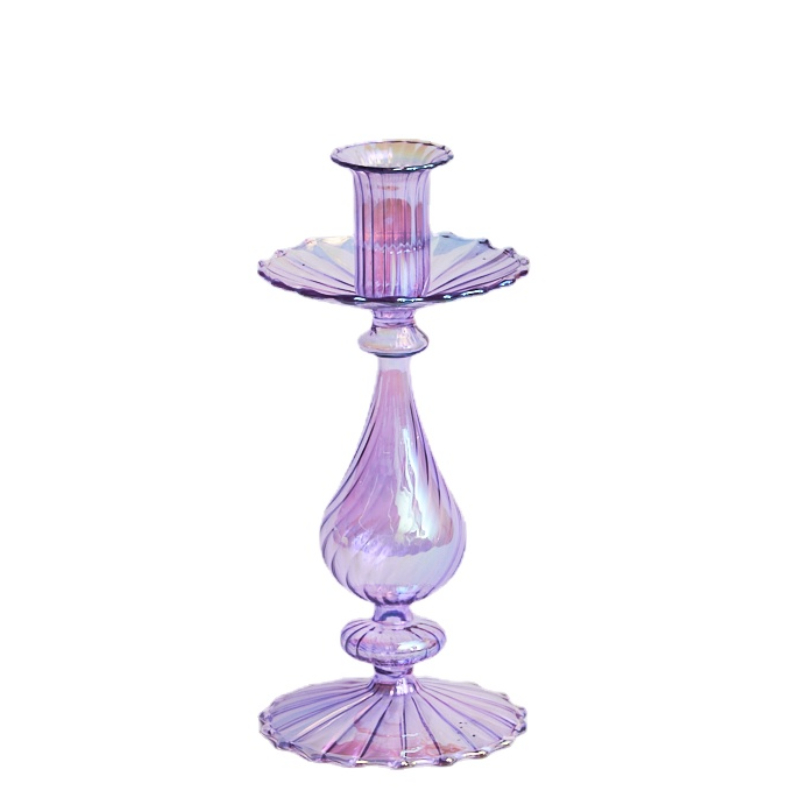 Candelabros nórdicos para decoración del hogar, candelabro de flores, palo de vela, boda, Navidad, 1 unidad: Castaño