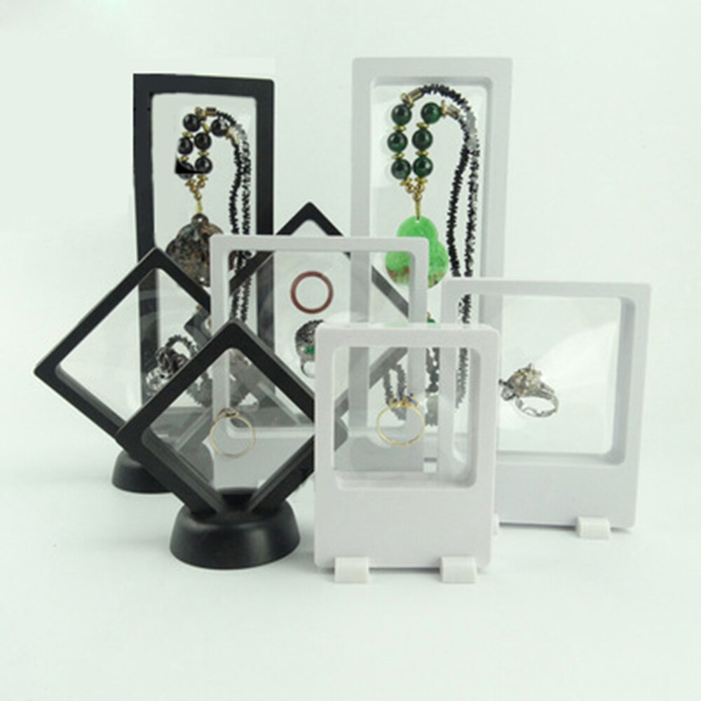 Display Film Suspension Jewelry Transparent Box Jewelry Storage Box Transparent Frame Display Stand
