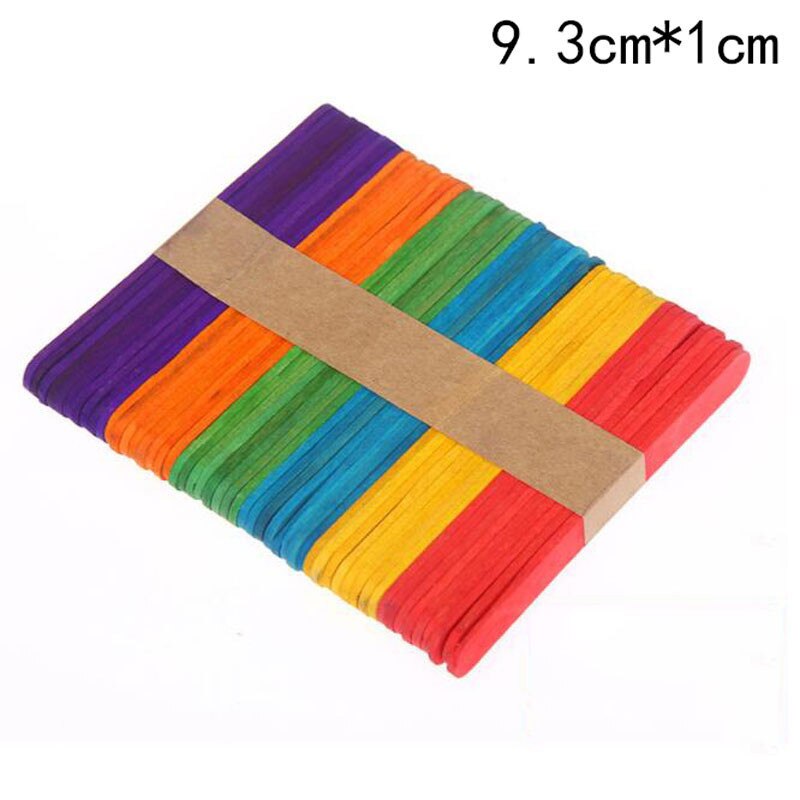 50 unids/pack Color plástico palo de piruleta palitos para colocar en pasteles de Chocolate pastel de azúcar caramelo palitos de piruletas bricolaje molde herramienta: 9.3x1cm 