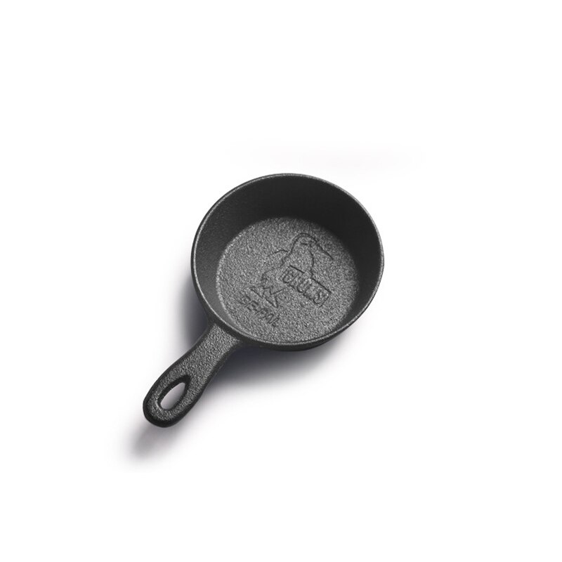 Mini sartén pequeña de juguete, olla de hierro fundido de 8,5 cm