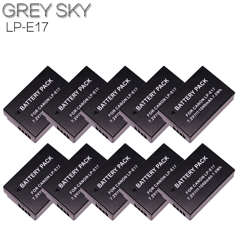 LP-E17 LP E17 LPE17 Rechargeable 1040mAh Lithium Batterie Pour Appareil Photo Numérique Canon EOS M5 M6 200D T6I T6S 750D 760D 77D X8I