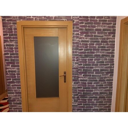 Purple 3D Self-Adhesive Wall Paper Wall Panel 441972962