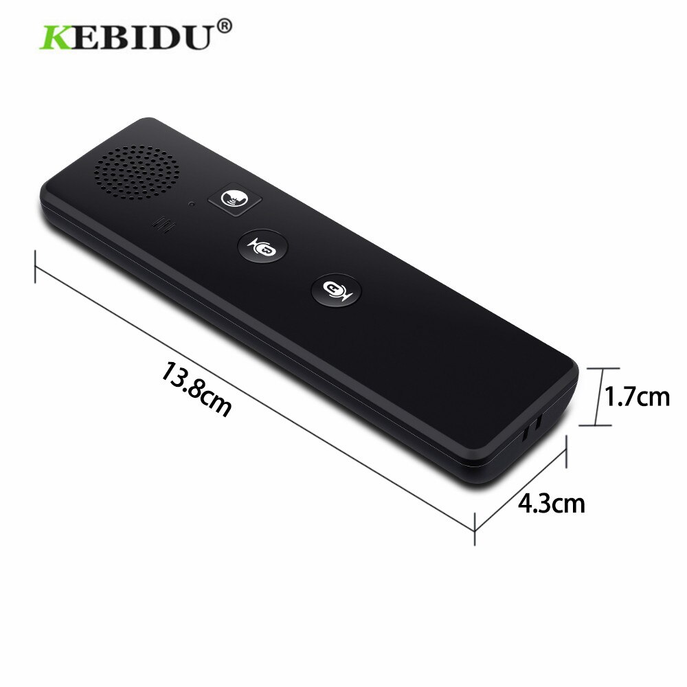 Kebidumei voix intelligente en temps réel T11 traducteur multi-langues intelligent sans fil Bluetooth longue durée de veille