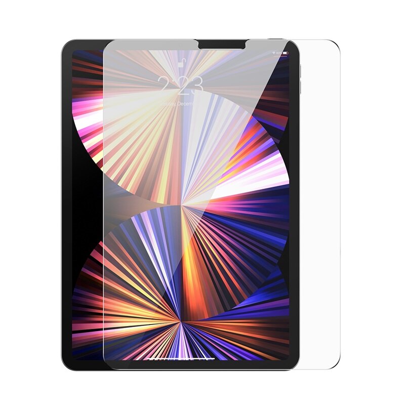 Baseus 0.3mm Tempered Glass Film  For iPad mini 4 5 6 Full Cover Screen Protector For iPad Pro Air Film Glass For iPad 7 8 9 Pad: For Pad Pro 12.9inch