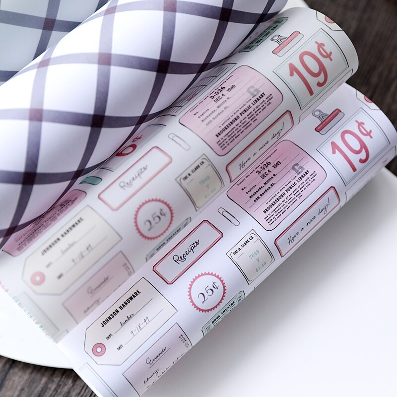 KSCRAFT 24pcs Single-side Printed Lovely Flowers pattern papercraft art paper handmade scrapbooking kit set book