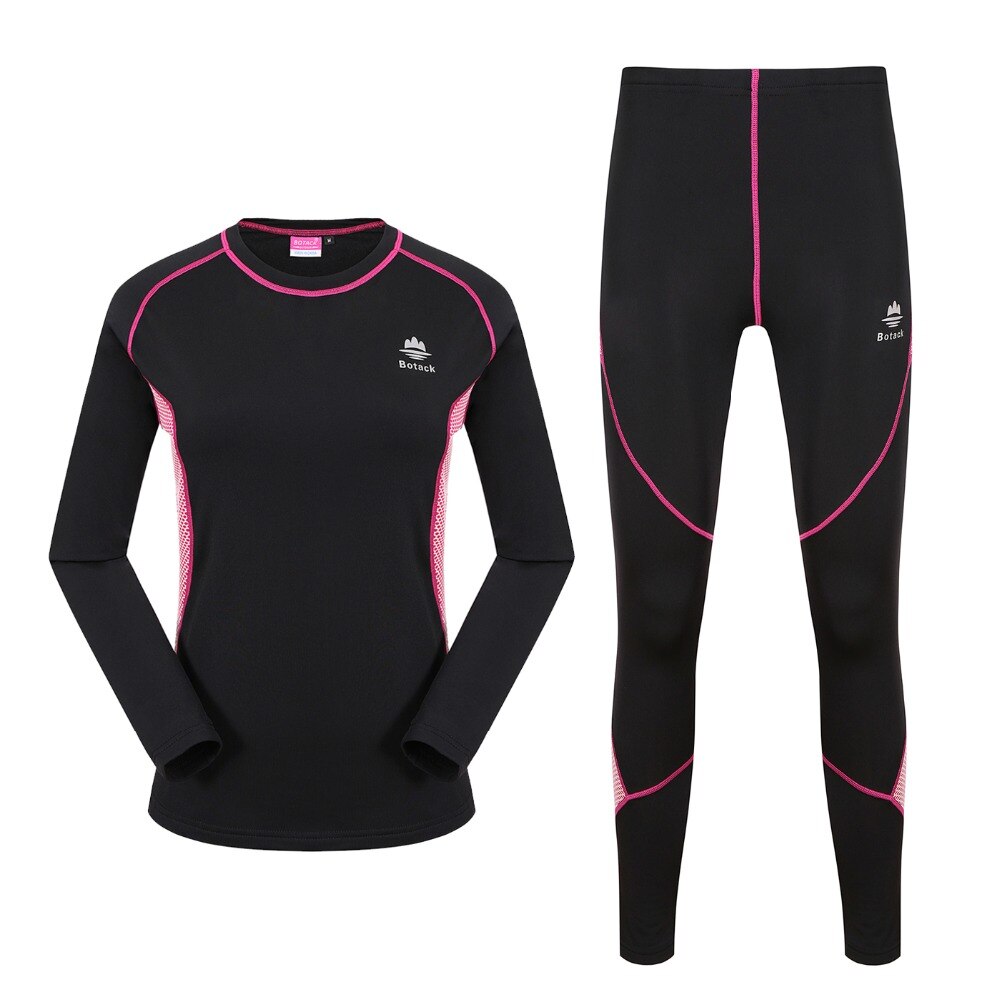 Extérieur à séchage rapide femmes sport thermique underwe tenue de sport dame chaude auto-culture antistatique résistant à l'usure vêtements froids