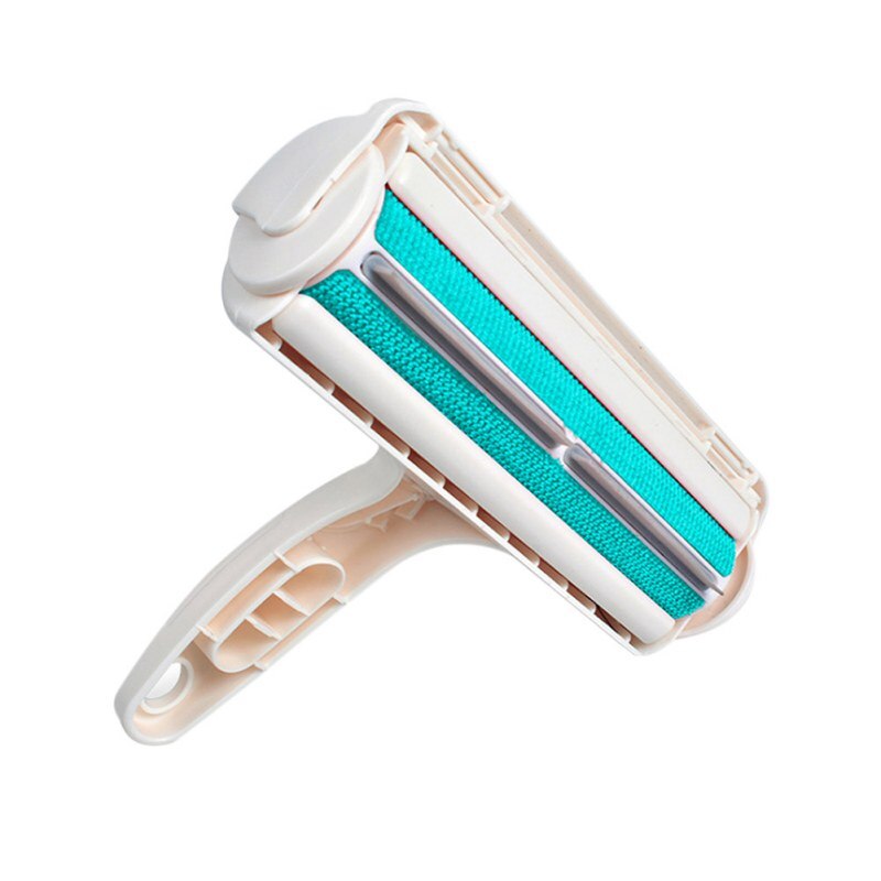 Pet Hair Remover Roller Hond Kat Haar Borstel Verwijderen Hond Kat Haar Van Meubels Tapijten Kleding Zelfreinigende lint: Blue