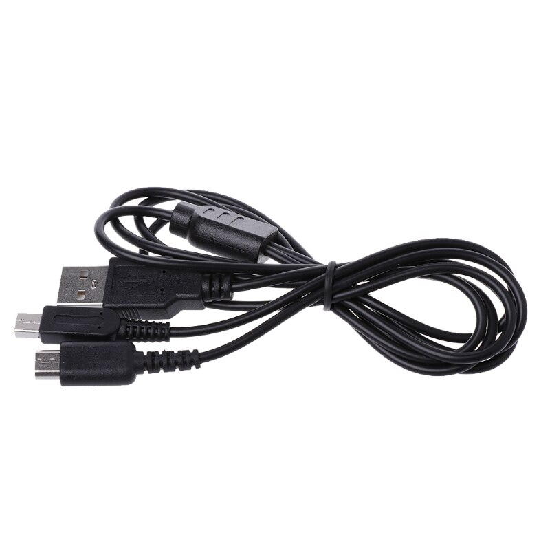 2-In-1 USB Power Charging Cable Y-Splitter Cord For Nintendo 3DS NDSI DS Lite