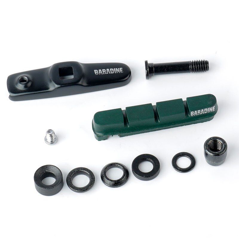 Baradine Ceramics Rims V-Brake Blocks BMX Folding Bicycle Brak Pad Linear Pull Friction Wheel Brake Replaceable Compound Inserts