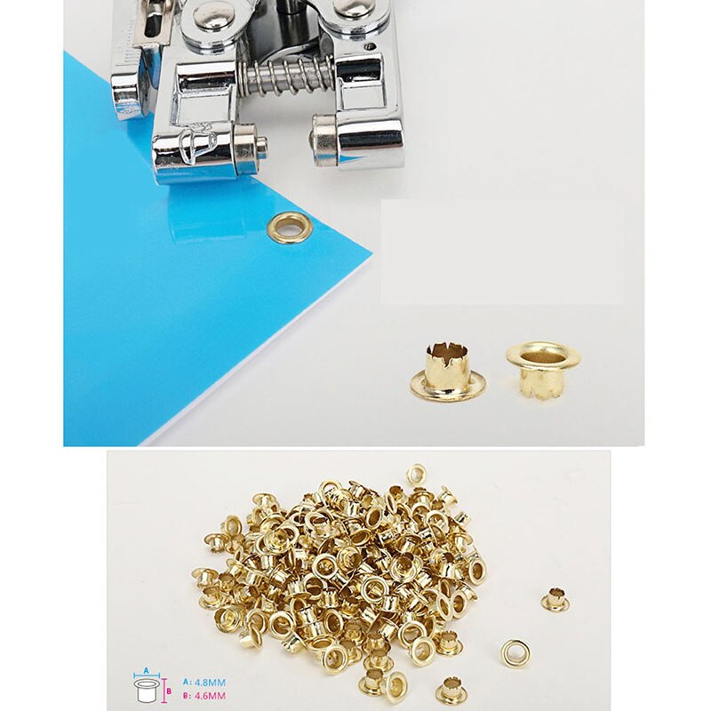 Eyelet Fabric Punch Document Hole Puncher Tool Brass Rings Kit Eyelet Rivet Punch Eyelet Buckle