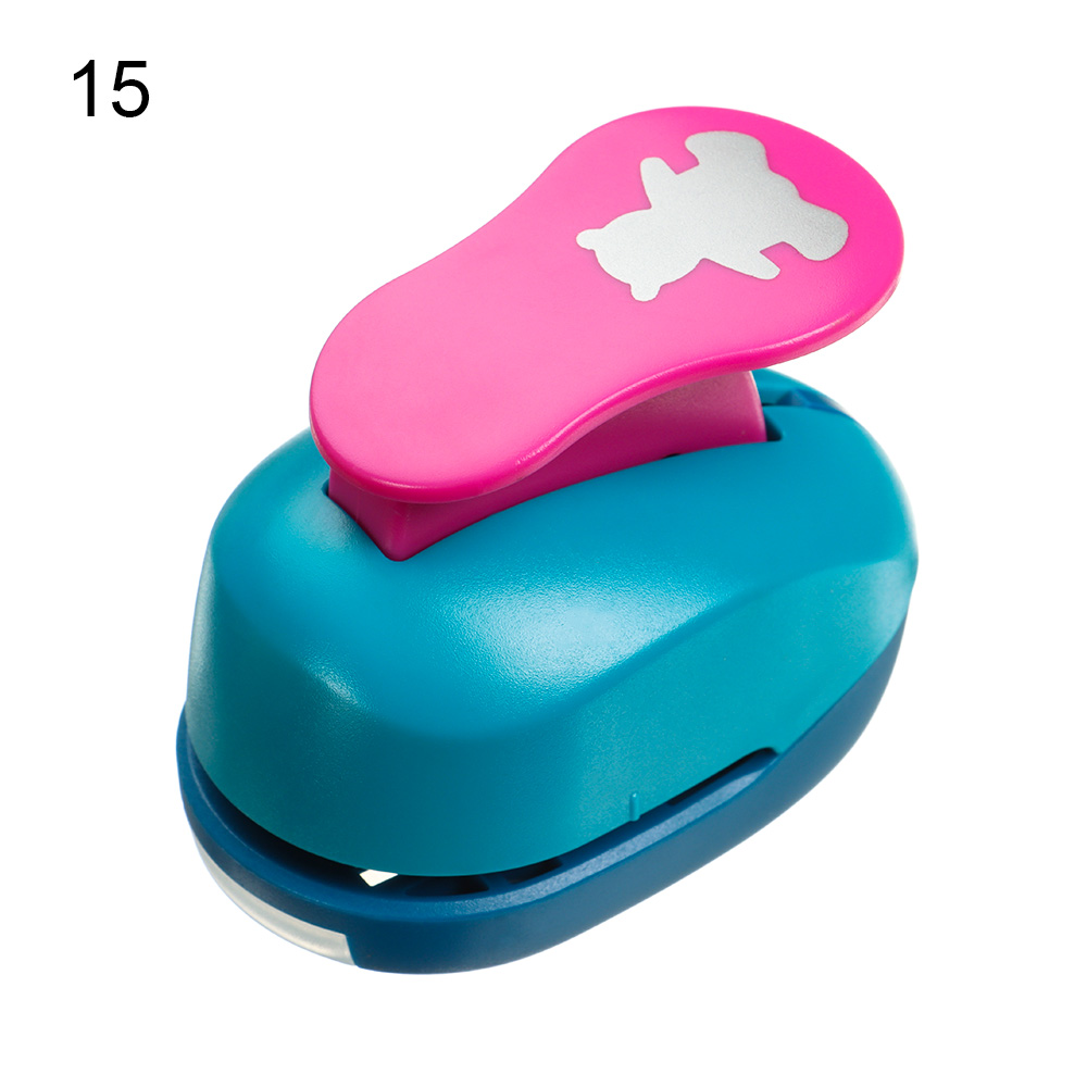 Handmade Hole Punch Paper Shaper Cutter DIY Embossing Device Paper Craft Shape Cutter Scrapbook Cards Photo Album Accessories: 15