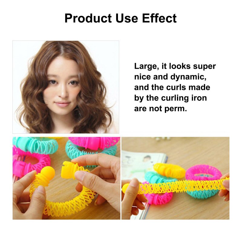Donuts-Rizador de pelo mágico, herramienta DIY para accesorios de cabello para mujer, 8 Uds./6 uds.