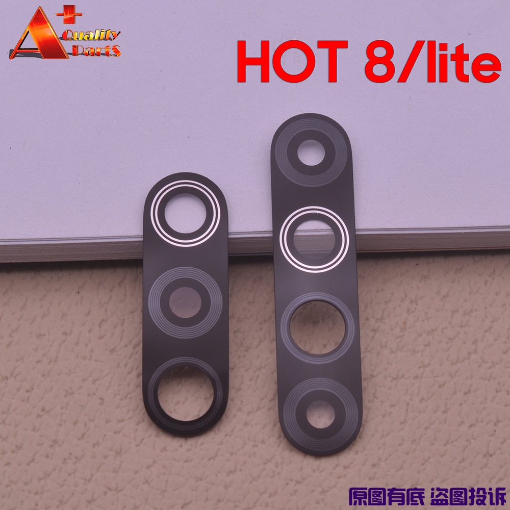 Original Back Rear Camera Lens Glass Cover Replacement Cover For Infinix 8 Hot8 lite