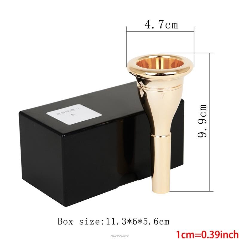 Bach Trombone Mouthpiece Suitable for DIY Instrument Maintenance for Trombone Learners Sturdy Rustproof