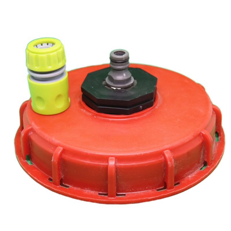 Plastic Ibc Tank Dop Deksel Bung Adapter Met Water Injectie Connector Plug 964E