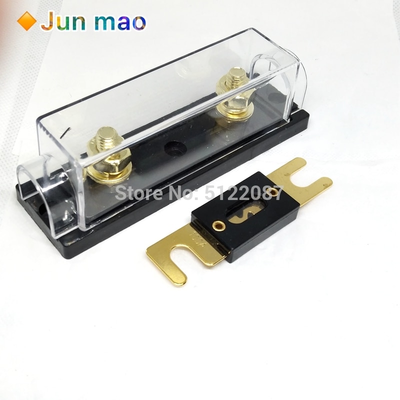 1einstellen ANL-H ANL-B transparent Auto Sicherung Kasten ANL Sicherung Halfter Verteilung in linie 0 4 8 GA positiv Mit ANL Sicherung Schmelz 100A 200A