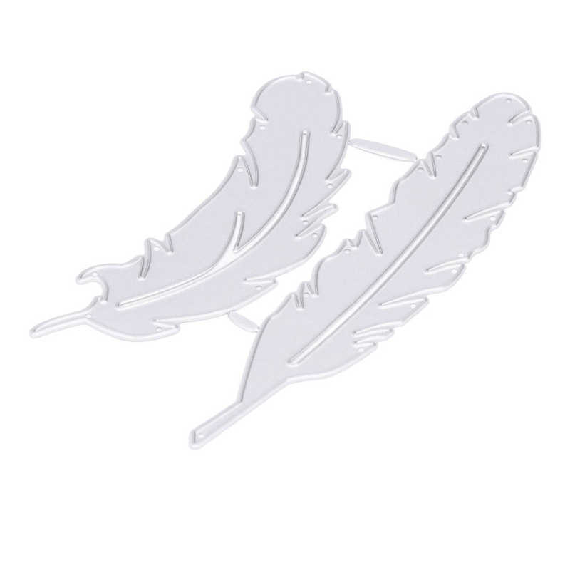 Die Cuts Embossing Cutting Die Feather Shape Practical for Scrapbook for Card Making for Photo Album