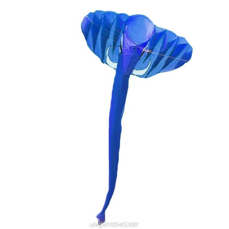 Elephant Kite - Large Frameless Soft Parafoil for Family Outdoor Sports
