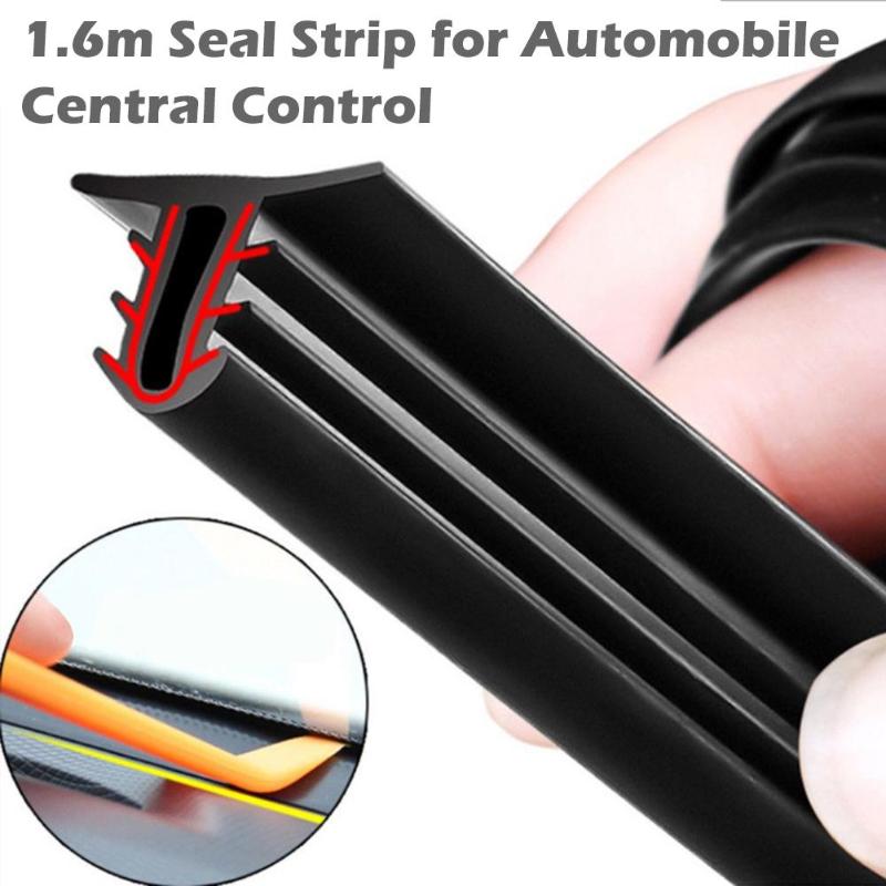 1.6m auto dashboard afdichtingsstrip voorruit rubber geluidsdichte isolatie afdichting universele auto interieur accessoires