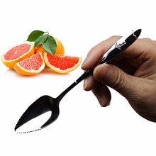 1 stk 17 cm frugt grapefrugt ske lang skaft rustfrit stål skeer køkken gadgets kogeværktøj ske