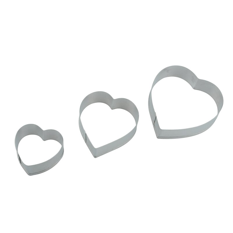 Hart Cut Outs/Heart Cookie Cutters,Set Van 3