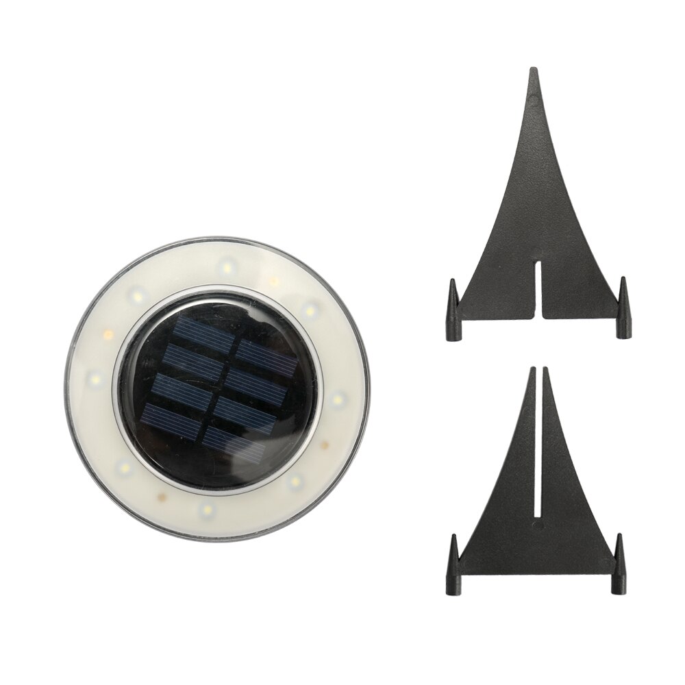 Led underjordsljus solcellsdriven sensorlampa utomhus  ip65 vattentäta fyrkantiga golvlampor 8 leds landskap trädgårdslampa