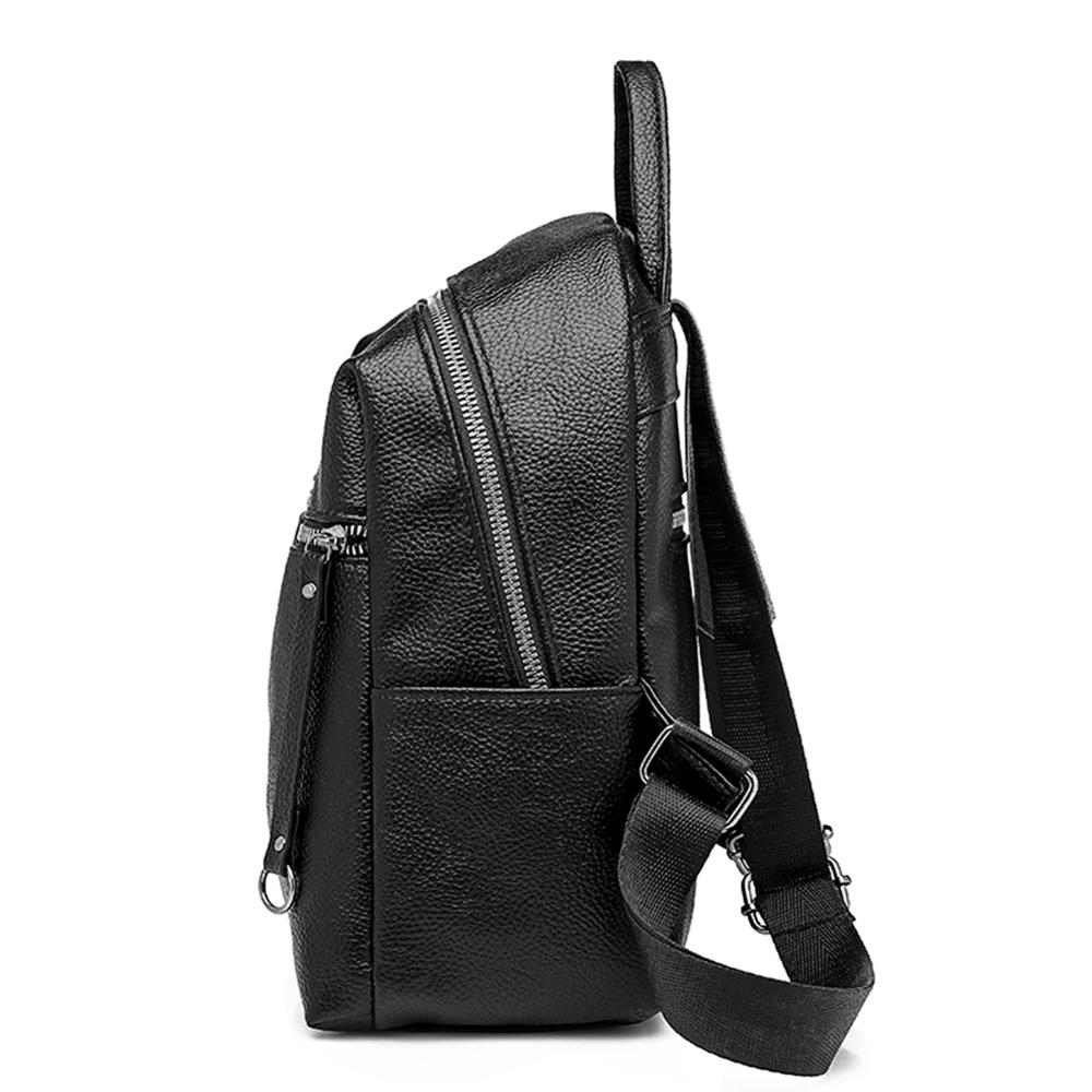 Women Backpacks Soft PU Leather Backpack Shoulder Daypack Female Rucksack Mochilas Mujer Casual School Bag for Girls